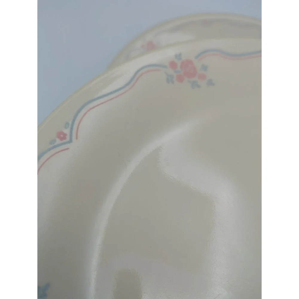 Vintage‎ Corelle English Dinner Plates Pink Roses 10.5
